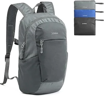 18L packable daypack that folds into its own pocket — an example of the product type described
