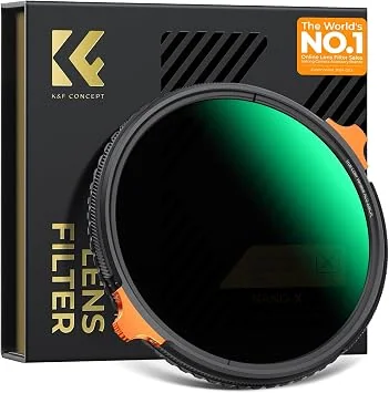 82mm variable ND filter combined with a circular polariser — an example of the product type described