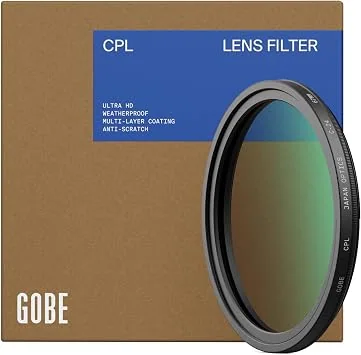 55mm circular polariser for APS-C and Micro Four Thirds — an example of the product type described