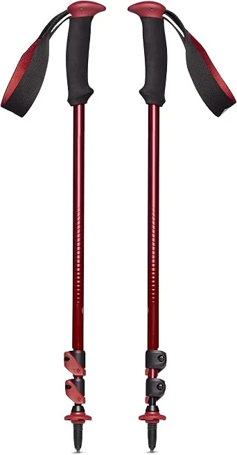Aluminium trekking poles with FlickLock — an example of the product type described
