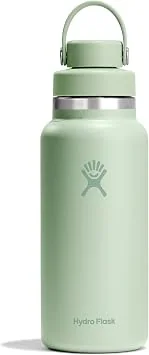 1L insulated stainless steel bottle, wide mouth — an example of the product type described